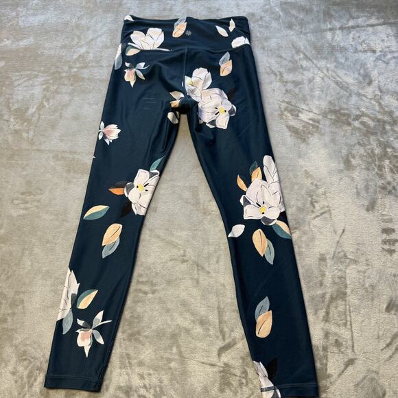 Athleta Floral Elation 7/8 Women’s Activewear Leggings SZ Small Fitness Athletic - Picture 10 of 13